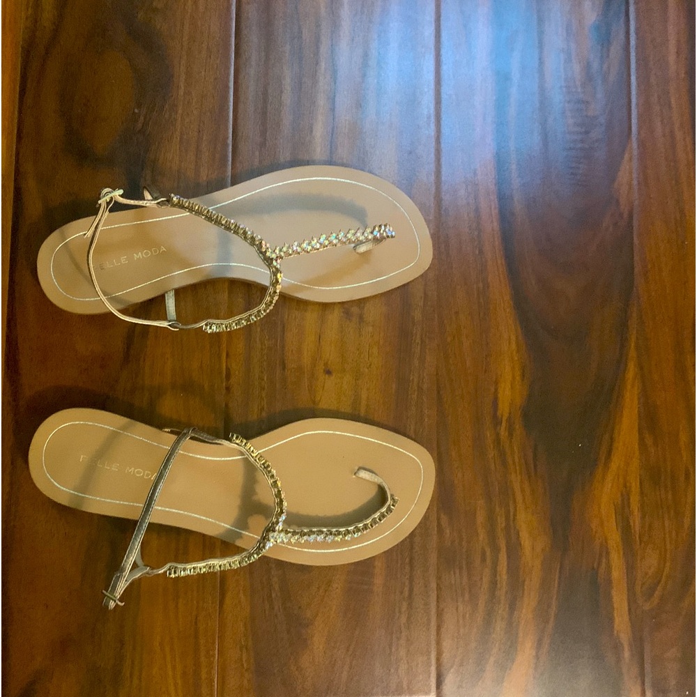 Beautiful rhinestone sandals